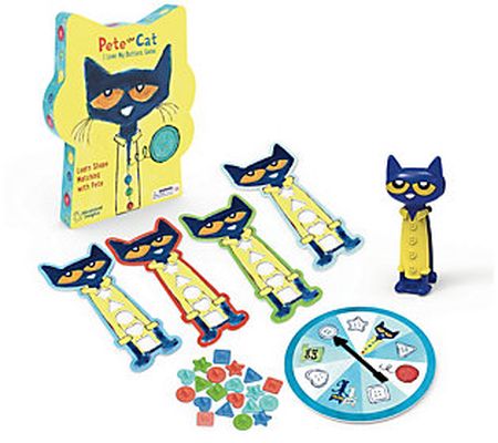 Educational Insights Pete the Cat I Love My But tons Game