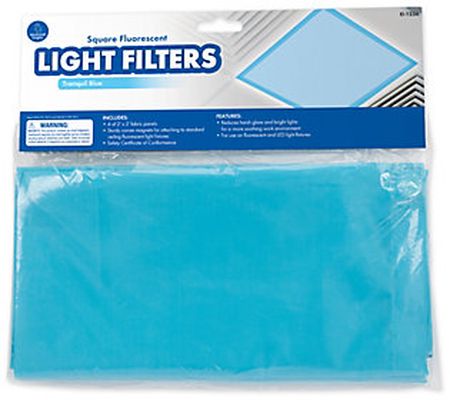 Educational Insights Set of 4 Blue Fluorescent Light Filters