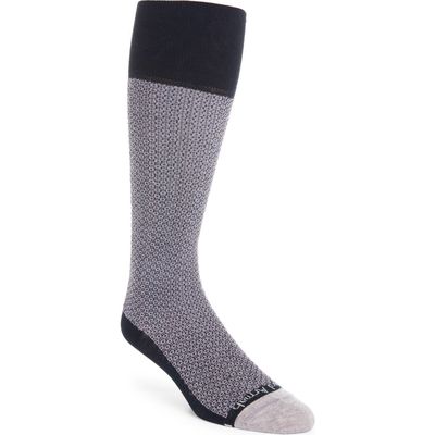 EDWARD ARMAH Compression Dress Socks in Navy 