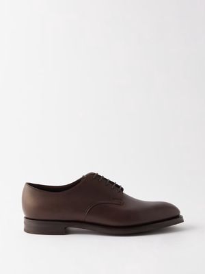 Edward Green - Windermere Leather Derby Shoes - Mens - Brown