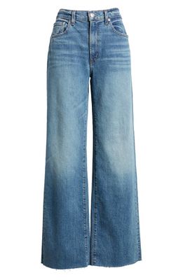EDWIN Marli High Waist Raw Hem Wide Leg Organic Cotton Jeans in Nostalgia