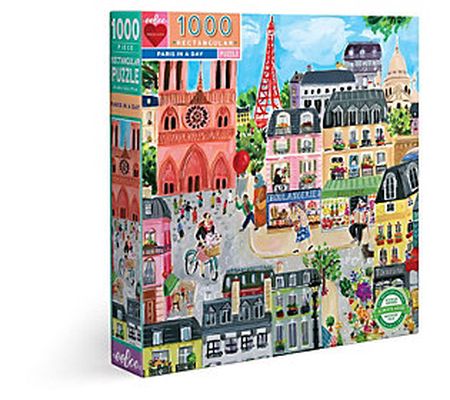 eeBoo Piece and Love Paris in a Day Puzzle
