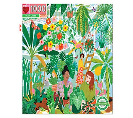 eeBoo Piece & Love Plant Ladies 1000 Piece Puzz le