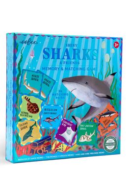 eeBoo Sharks Matching Memory Card Game in Multi