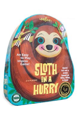 eeBoo Sloth In A Hurry Board Game in Multi