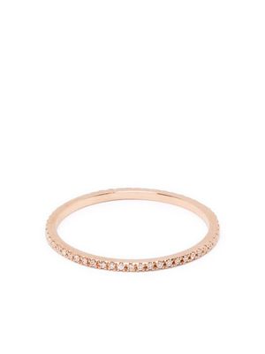 Ef Collection 14kt rose gold diamond eternity ring - Pink