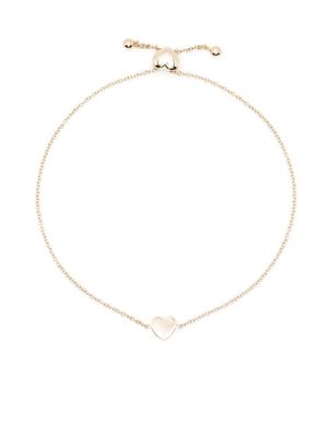 Ef Collection 14kt yellow gold Heart Bolo bracelet