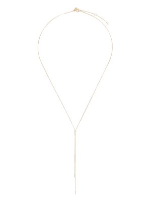 Ef Collection 14kt yellow gold Shayla diamond lariat necklace