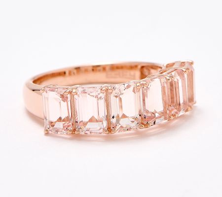 Effy Blush 6-Stone Morganite Band Ring, 14K Rose Gold