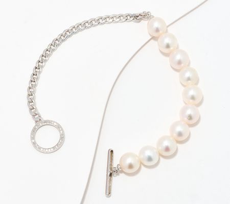 Effy Freshwater Pearl & 14k Gold Gemstone Bracelet