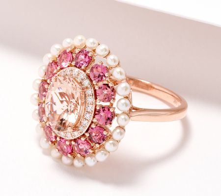 Effy Freshwater Pearl & Gemstone Ring, 14k Rose Gold