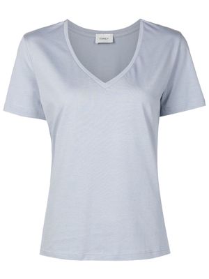 Egrey basic V-neck T-shirt - Blue
