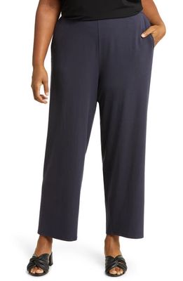 Eileen Fisher Ankle Straight Leg Pants in Nocturne