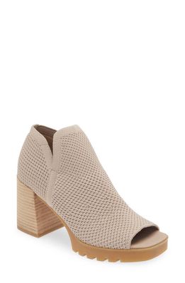 Eileen Fisher Collin Peep Toe Bootie in Blush