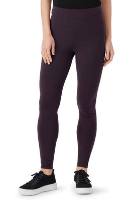 Eileen Fisher High Waist Ankle Leggings in Cassis
