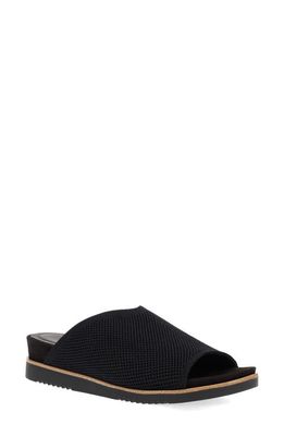 Eileen Fisher Kori Knit Slide Sandal in Black