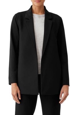 Eileen Fisher Longline Blazer in Black