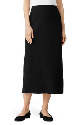 Eileen Fisher Midi Pencil Skirt in Black