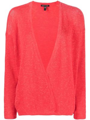 Eileen Fisher organic-cotton cardigan - Red