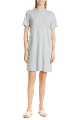 Eileen Fisher Organic Cotton T-Shirt Dress in Dark Pearl