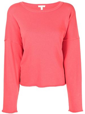 Eileen Fisher round-neck long-sleeve sweatshirt - Pink