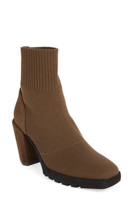 Eileen Fisher Spell Stretch Knit Bootie in Antelope