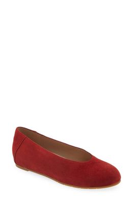 Eileen Fisher Una Hidden Wedge Ballet Flat in Red Cedar
