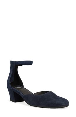 Eileen Fisher Veery Ankle Strap Pump in Midnight