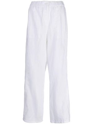 Eileen Fisher wide-leg organic-linen trousers - White