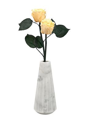 Ela Eternity Rose Marble Vase