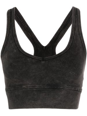 ELECTRIC & ROSE Allegra stretch-cotton sports bra - Black
