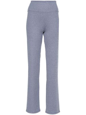 ELECTRIC & ROSE Ella high-waist knitted trousers - Blue