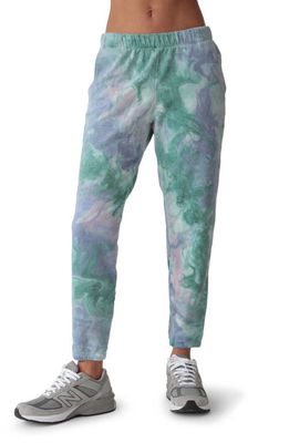 Electric & Rose Siesta Marble Print Sweatpants in Lavender/Jade Multi
