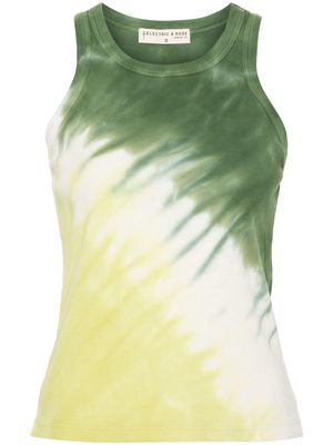 ELECTRIC & ROSE Sinclair tie-dye tank top - Green