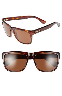 Electric Knoxville 56mm Polarized Sunglasses in Tortoise/Bronze Polar
