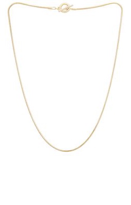 Electric Picks Jewelry Dante Necklace in Metallic Gold.