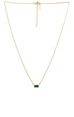Electric Picks Jewelry Emerald Necklace in Green.