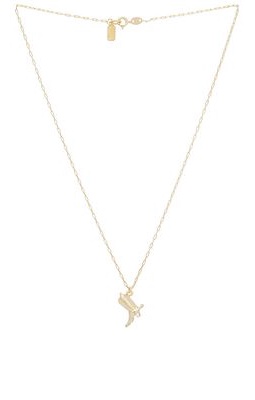 Electric Picks Jewelry Urban Cowboy Necklace in Metallic Gold.