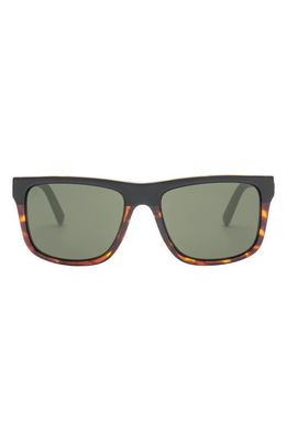 Electric Swingarm XL 59mm Flat Top Polarized Sunglasses in Darkside Tort/Grey Polar