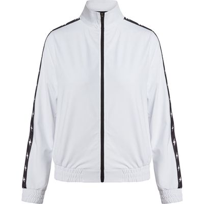 ELECTRIC YOGA Bolt Track Jacket in White/black