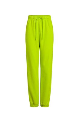 ELECTRIC YOGA French Terry Joggers in Lime Punch 