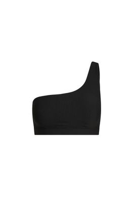 ELECTRIC YOGA Off Shoulder Rib Bra in Black 