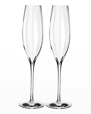 Elegance Optic Classic Champagne Flutes, Set of 2