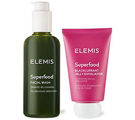 ELEMIS Superfood Get Your Glow On Cleanse & Exf oliate Set