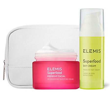 ELEMIS Superfood Prebiotic AM/PM Duo with Bag
