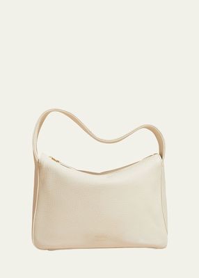 Elena Small Leather Top-Handle Bag