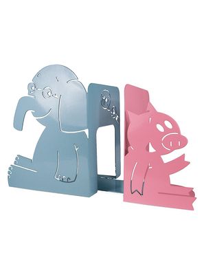 Elephant & Piggie Bookends - Metal