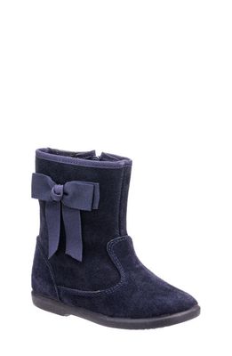 Elephantito Bow Boot in Suede Navy