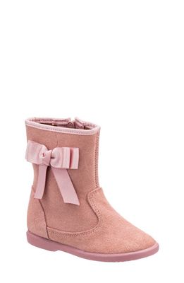 Elephantito Bow Boot in Suede Pink