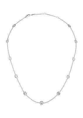 Elevate Round Cubic Zirconia Classic Chain Necklace